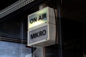 Leuchtende Anzeige on Air