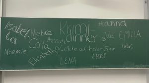 Tafelbild Teilnehmende Krimidinner