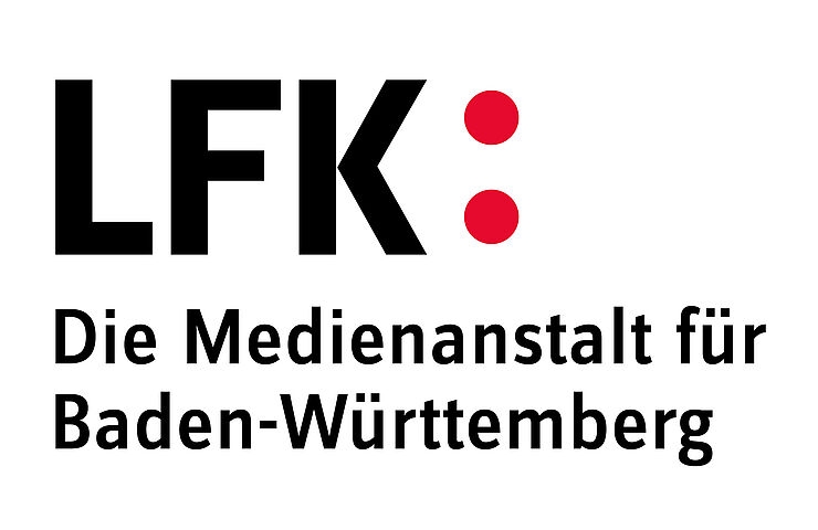 Logo von der LFK (Die Medienanstalt für Baden-Würtemmberg)