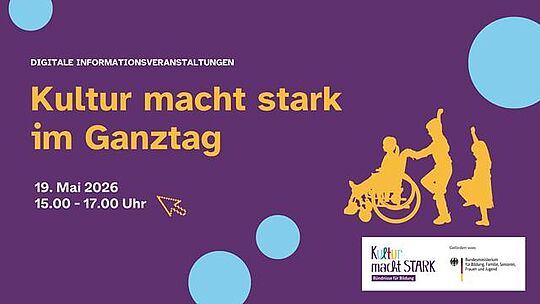 Kultur Macht Stark im Ganztag Banner